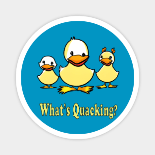 Cute, Funny Ducks Kawaii Ducklings Magnet